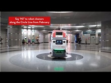 SMRT Robot Cleaners at the Circle Line